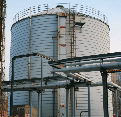 External Steel / Internal Membrane Gas Holder