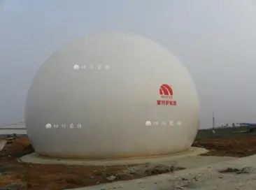 衡青餐厨废处理沼气项目(罐顶)