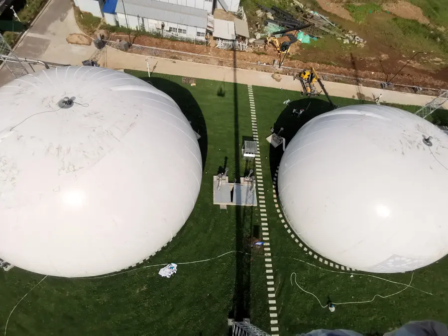 现代牧业蚌埠二期2万头奶牛沼气发电