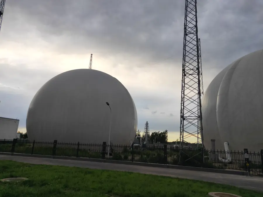 萨尔瓦多罐顶双膜储气柜